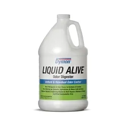 Dymon® LIQUID ALIVE® 33601 Biodegradable Odor Digester, 1 gal Bottle, Liquid, Opaque White, Neutra Gamma