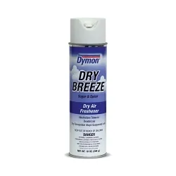 Dymon® Dry Breeze™ 70220 Dry Air Freshener, 20 oz Aerosol Can, Liquid, Clear Glass, Sugar/Spice