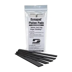 Dynabrade® 11026 Platen Pad, For Use With Dynafile® III Abrasive Belt Tool, 7 in L x 1/2 in W x 1/8 in THK