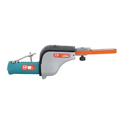 Dynabrade® Dynafile® 14000 Straight Line Abrasive Belt Tool, 1/8 to 1/2 in W x 24 in L, 1/2 hp, 31 scfm Air Flow, 90 psi