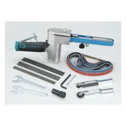 Dynabrade® Dynafile® II 40321 Lightweight Abrasive Belt Tool Versatility Kit, 1/4 to 3/4 in W x 18 in L, 1/2 hp, 28 scfm Air Flow, 90 psi