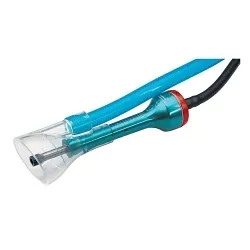 Dynabrade® 51623 Central Vacuum Straight Line Extension Air Pencil Grinder With Red Tool Cap, 1/8 in Collet, 0.1 hp, 8 scfm Air Flow, 90 psi, 35000 rpm Speed
