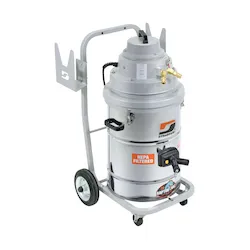 Dynabrade® 61430 Raptor Vac Electric Portable Vacuum System, 20 A, 10 gal Tank, 1200 W Power Rating, 120 V AC, 110 cfm Air Flow