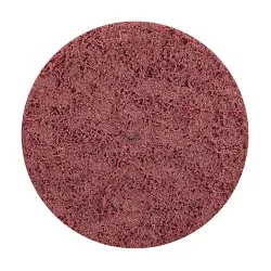 Dynabrade® 78127 Locking Non-Woven Abrasive Quick-Change Disc, 3 in Dia Disc, Medium Grade, Aluminum Oxide Abrasive, Locking/Type R Attachment