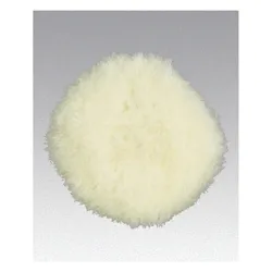 Dynabrade® 90028 Non-Vacuum Polishing Pad, 3 in OAD, Hook Face Attachment, Synthetic Wool Pad
