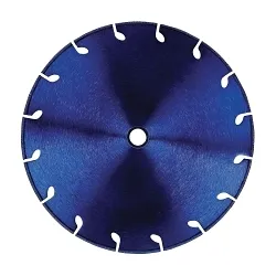 Dynabrade® DynaCut™ 94112 Gulleted Segmented Rim Better Tier Abrasive Diamond Blade, 7 in Dia Blade, 7/8 in Arbor/Shank