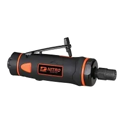 Dynabrade® Nitro™ DGS51 Straight Line Non-Vacuum Rotary Vane Die Grinder, 1/4 in Collet, 1/2 hp, 26 scfm Air Flow, 90 psig, 20000 rpm Speed