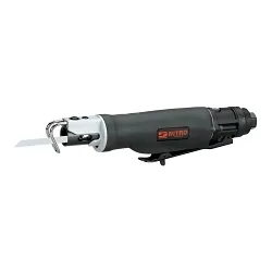 Dynabrade® NITRO SERIES™ RS1 Straight Line Adjustable Exhaust Reciprocating Saw, 3/8 in L Stroke, 9000 spm, 10 scfm Air Flow, 10.4 in OAL