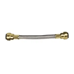 EPC TECTITE™ 10155510 209 Push Repair Hose, 1/2 in, Push-Fit, 12 in L, 125 psi, Brass