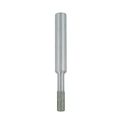 Emuge 1718.400618 Closed Coated Abrasive Disc, No End Cut End, Cylindrical Head, 4 mm Dia Head, 6 mm L of Cut, 50 mm OAL