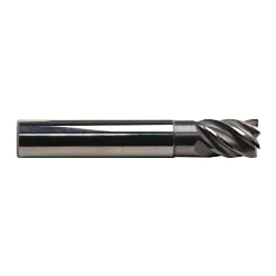 Cut & Form® 2506.006 Cut and Form 2506 Stub Length Square End Mill, 6 mm Dia Cutter, 10 mm Length of Cut, 3/6 Flutes, 6 mm Dia Shank, 54 mm OAL, Uncoated