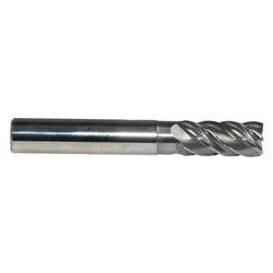 Cut & Form® 2507.008 Cut and Form 2507 Standard Length Square End Mill, 8 mm Dia Cutter, 19 mm Length of Cut, 3/6 Flutes, 8 mm Dia Shank, 63 mm OAL, Uncoated