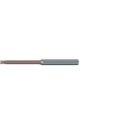 Emuge 3870A.000501 Hard-Cut 3870A Torus End Mill, 0.5 mm Drill - Metric, 0.0197 in Drill - Decimal Inch, 57 mm OAL, TiAlN