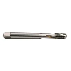 Emuge A0451000.0040 Rekord D-STEEL A0451000 Form C Reinforced Shank Spiral Flute Tap, Right Hand Cutting, M4x0.7 Thread, Modified Bottoming Chamfer, Right Hand Flute Direction, 3 Flutes, Uncoated, HSS-E