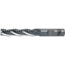 EXOCARB® AL-RE-ETL 4300300 430E Center Cutting Long Length Single End Roughing End Mill, 1/2 in Dia Cutter, 2 in Length of Cut, 3 Flutes, 1/2 in Dia Shank, 4 in OAL, Uncoated