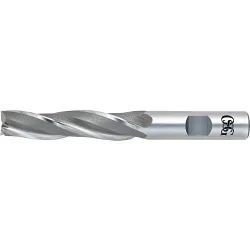 EXOCARB® TPET 5910100 Center Cutting High Performance Regular Length Single End Tapered End Mill, 1/16 in Dia Cutter, 1/2 in Length of Cut, 3 Flutes, 3/16 in Dia Shank, 1-3/4 in OAL, Uncoated