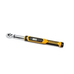 GEARWRENCH® 85076 Electronic Torque Wrench, 3/8 in Drive, 7.1 to 99.6 ft-lb, 0.1 ft-lb/0.1 N-m Graduation, 15-3/4 in OAL, ASME B107.28M