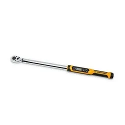 GEARWRENCH® 85077 Electronic Torque Wrench, 1/2 in Drive, 25.1 to 250.8 ft-lb, 0.1 ft-lb/0.1 N-m Graduation, 24.62 in OAL, ASME B107.28M