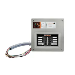 Generac® HOMELINK™ 9854 Manual Transfer Switch Kit, 120/240 V, 50 A, 12000 W Power Rating, 16 Circuits, NEMA 1 Enclosure