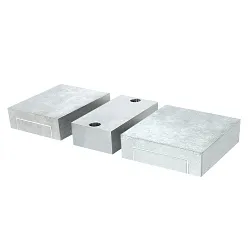 Kurt 4" Double Station Vise - Metric - HDLM4 - Machinable Aluminum Jaws 1.9" Height
