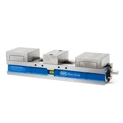 Kurt 4" Double Station Vise - Metric - HDLM4 - Machinable Ductile Iron Jaws