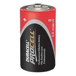 Duracell® Coppertop® MN1300 Cylindrical Battery, Zinc-Manganese Dioxide, 1.5 V DC, 15 Ah, D