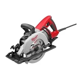 Milwaukee® 6477-20 Worm Drive Circular Saw, 7-1/4 in Dia Blade, 5/8 in Arbor/Shank, 1-25/32 in at 45 deg, 1-9/16 in at 50 deg, 2-7/16 in at 90 deg Cutting, Left Blade Side