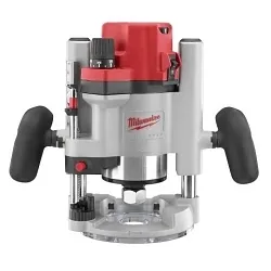 MilwaukeeĀ® 5616-24 Double Insulated Multi-Base EVS Router Kit With Soft Start and Case, Rocker Switch, 1/4 in, 1/2 in Chuck, 2-1/4 hp, 120 V AC