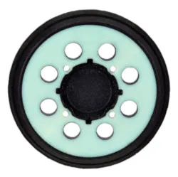 DeWALTĀ® DWE64233 Hook and Loop Replacement Sanding Pad, For Use With DWE6423 and DWE6421 Random Orbit Sander, 5 in Dia, 8 Hole, Medium Density