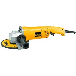 DeWALT® DW840 Heavy Duty Medium Angle Grinder, 7 in Dia Wheel, 5/8-11 Arbor/Shank, 120 V AC, Yellow, Trigger Switch