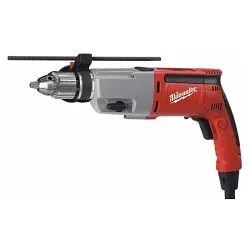 Milwaukee® 5387-22 Dual Speed Grounded Corded Hammer Drill Kit, 14-3/4 in L Keyed Chuck, 120 VAC, 14-3/4 in OAL
