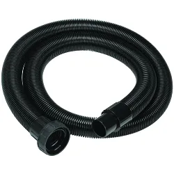 DeWALTĀ® DWV9314 1-Piece Accessory Hose, 2-1/2 in Dia x 15 ft L Hose, For Use With DWV010 Dust Extractor, Plastic, Black
