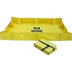 SPCĀ® SB-SL46 Lightweight Portable Spill Containment Berm, 6 ft L x 4 ft W x 8 in H, XR-5 Geomembranes