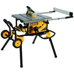 DeWALT® DWE7491RS Jobsite Table Saw, 10 in Dia Blade, 5/8 in Arbor/Shank, 3-1/8 in 90 deg Capacity, 2 hp, Tool Only