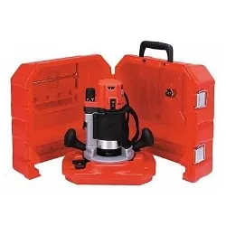 MilwaukeeĀ® 5616-21 Double Insulated EVS Router Kit With Soft Start and Case, Toggle Switch, 1/4 in, 1/2 in Chuck, 10000 to 24000 rpm Speed, 2-1/4 hp, 120 V AC