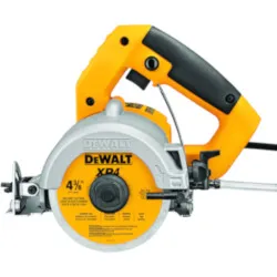 DeWALTĀ® DWC860W Handheld Wet/Dry Tile Cutter, 4-3/8 in Dia Blade, 3-1/8 in Cutting