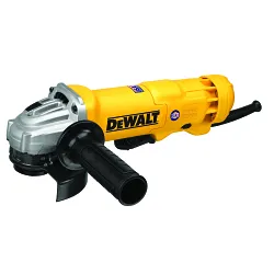 DeWALT® DWE402 Small Angle Grinder, 4-1/2 in Dia Wheel, 5/8-11 Arbor/Shank, 120 V AC, For Wheel: Quick-Change™, Yellow, Yes, Lock-On Paddle Switch