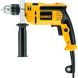 DeWALTĀ® DWE5010 1-Speed Corded Hammer Drill, 1/2 in Keyed Chuck, 110 V AC, 10-5/16 in OAL