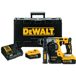 DeWALT® 20V MAX* DCH273P2 XR™ High Performance Cordless Rotary Hammer Kit, 1 in SDS Plus® Chuck, 20 V AC, 0 to 1100 rpm No-Load, Li-Ion Battery