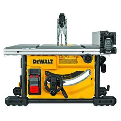 DeWALT® DWE7485 Compact Jobsite Table Saw, 8-1/4 in Dia Blade, 5/8 in Arbor/Shank, 1-3/4 in 45 deg Capacity, 2-9/16 in 90 deg Capacity