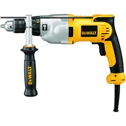 DeWALTĀ® DWD520 Dual Mode VSR Hammer Drill, 1/2 in Keyed Chuck, 120 V AC, 14 in OAL