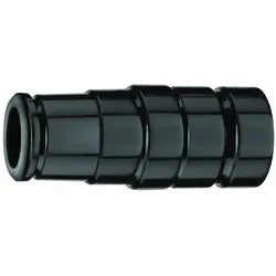 DeWALT® DWV9120 Rubber Adapter, 9-1/4 in L, 35 mm, For Use With DWV9000 Universal Connector and DeWALT® Dust Extractor, Black