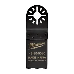 Milwaukee® 48-90-0030 Multi-Tool Blade, For Use With Oscillating Tool, 1-1/4 in Dia Cutting, High Carbon Steel