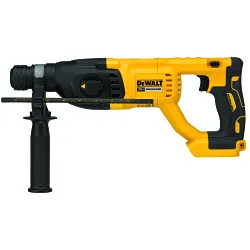 DeWALT® DCH133B Brushless Cordless Rotary Hammer, 1 in SDS Plus® Chuck, 20 V DC, 0 to 1500 rpm No-Load, Li-Ion Battery