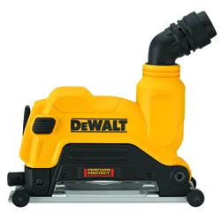 DeWALT® DWE46125 Cutting Grinder Dust Shroud, For Use With DWV010, DWV012 4-1/2 to 5 in Grinder, 5 in Dia Wheel, 1-1/8 in D Cutting, 1.51 in ID Hose Port, 1.66 in OD Hose Port