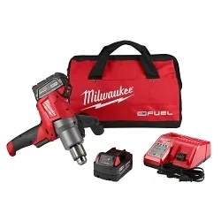 Milwaukee® M18 FUEL™ 2810-22 Cordless Mud Mixer Kit With 180 deg Handle