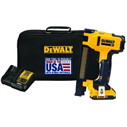 DeWALTĀ® DCN701D1 Cordless Electrical Wire Stapler Kit, 3/4 in Crown, 35 Staple, For Fastener Type: Insulated, 7-3/4 in OAL, Li-Ion Battery