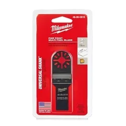 Milwaukee® 48-90-0015 Multi-Tool Blade, For Use With Oscillating Tool, 3/4 in Dia Cutting, High Carbon Steel
