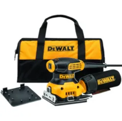 DeWALT® DWE6411K Single Speed Orbital Sander Kit, 1/4 in, 14000 opm Speed