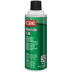 CRC® 03160 Ultra Lite 3-36® Dry Film Flammable Ultra Thin General Purpose Lubricant, 16 oz Aerosol Can, Liquid Form, Amber, 0.803